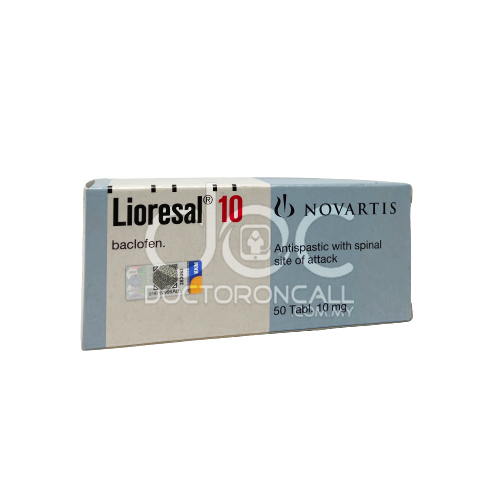 Lioresal 10mg Tablet 50s - DoctorOnCall Online Pharmacy