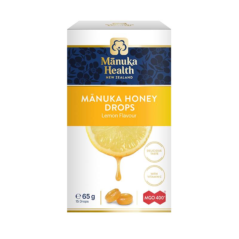 Manuka Health Manuka Honey Drops MGO400+ 15s Ginger & Lemon - DoctorOnCall Online Pharmacy