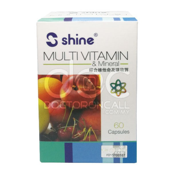 Shine Multivitamin & Mineral Capsule 60s - DoctorOnCall Online Pharmacy