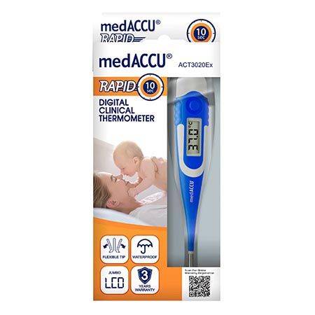 Medaccu 10 Second Digital Thermometer (ACT3020EX) 1s - DoctorOnCall Online Pharmacy