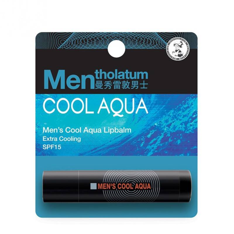 Men's Mentholatum Cool Aqua Lip Balm 3.5g - DoctorOnCall Farmasi Online