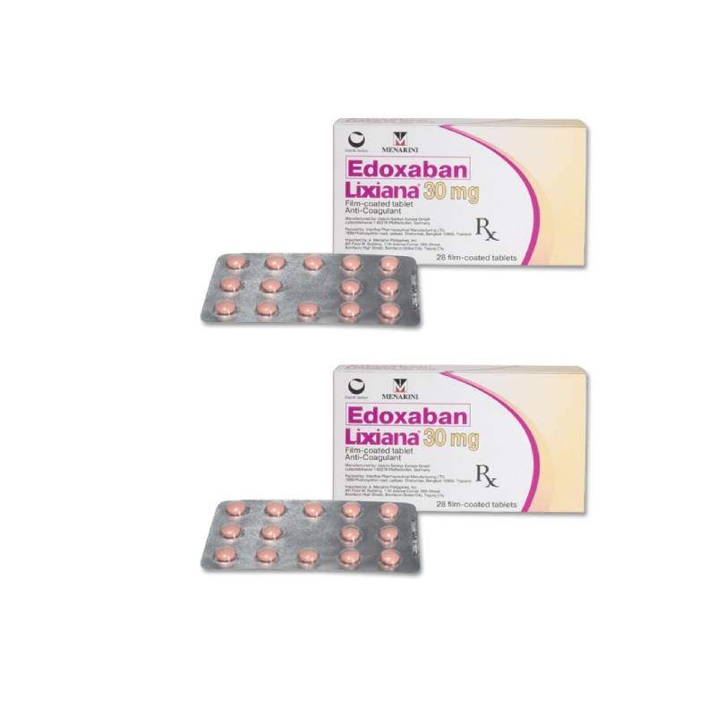 Lixiana Edoxaban Film-Coated 30mg Tablet 28s - DoctorOnCall Farmasi Online