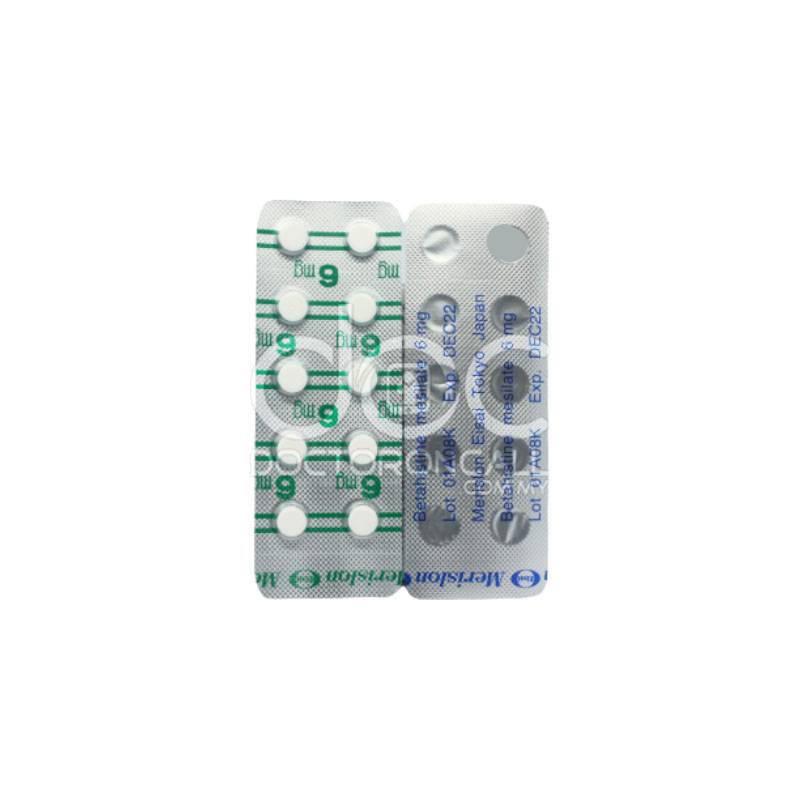 Merislon 6mg Tablet 10s (strip) - DoctorOnCall Online Pharmacy