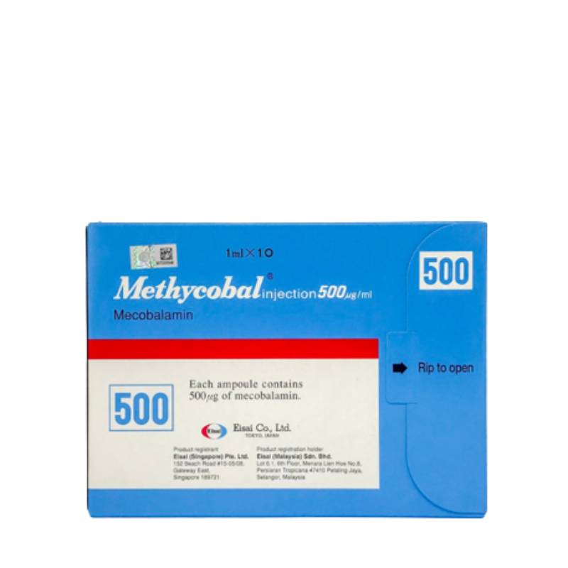 Methycobal Injection 500mcg Ampoule 10s - DoctorOnCall Farmasi Online