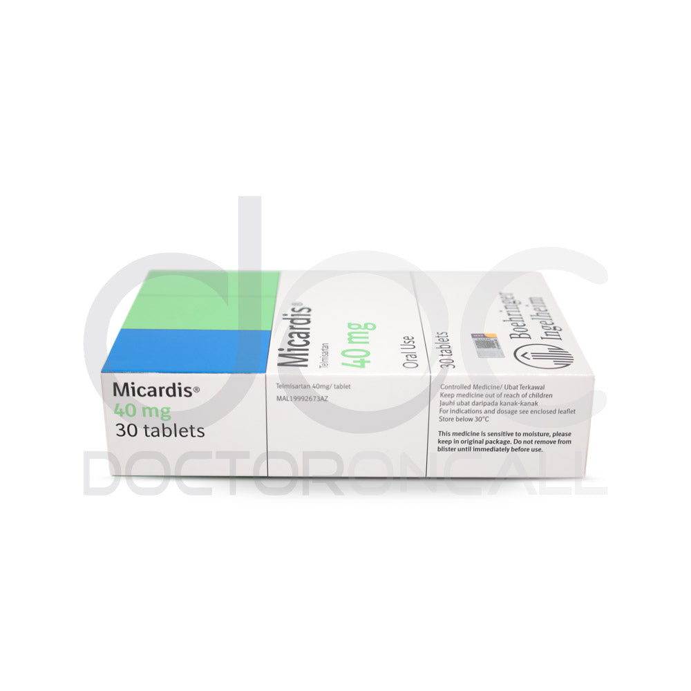 Micardis 40mg Tablet 30s - DoctorOnCall Farmasi Online