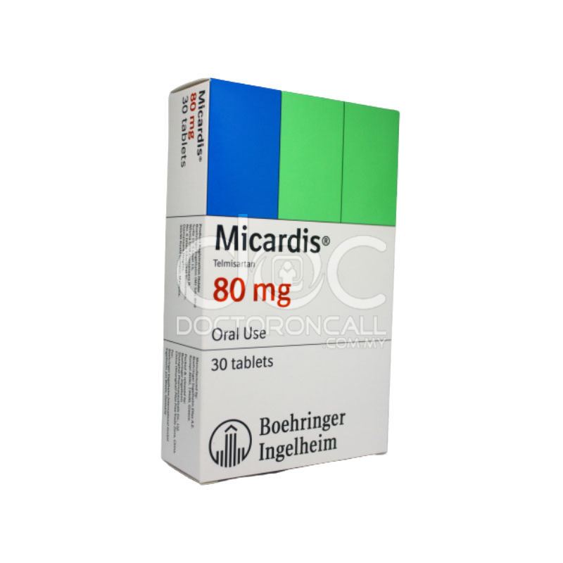 Micardis 80mg Tablet 10s (strip) - DoctorOnCall Farmasi Online