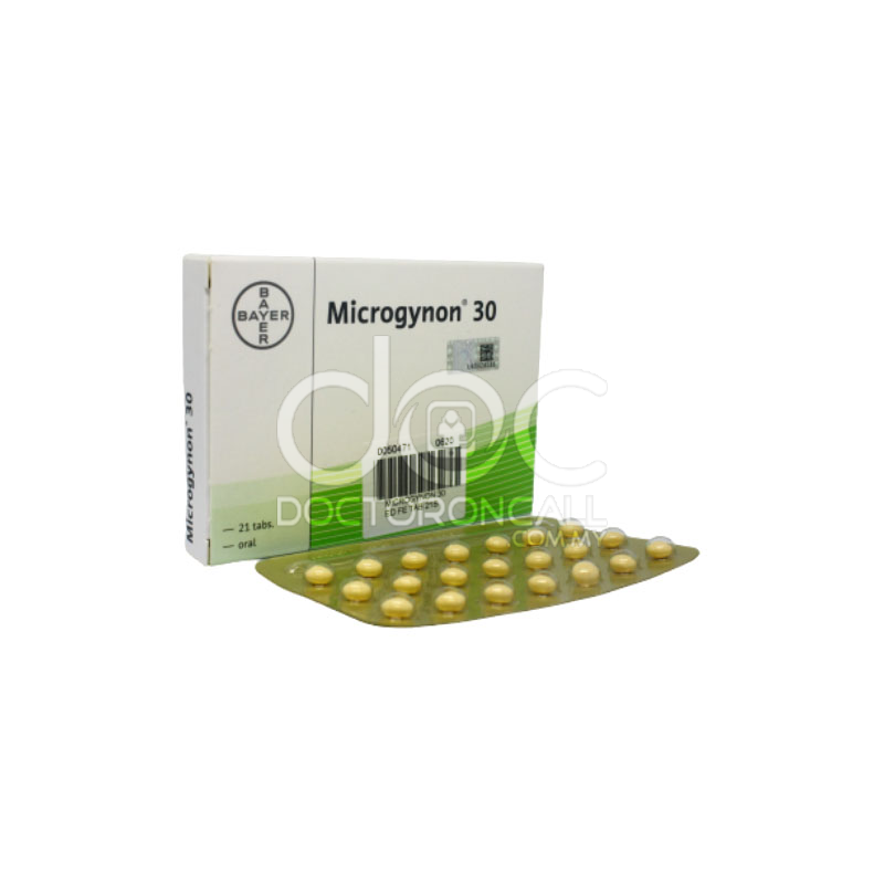 Microgynon 30 Tablet 21s - DoctorOnCall Farmasi Online