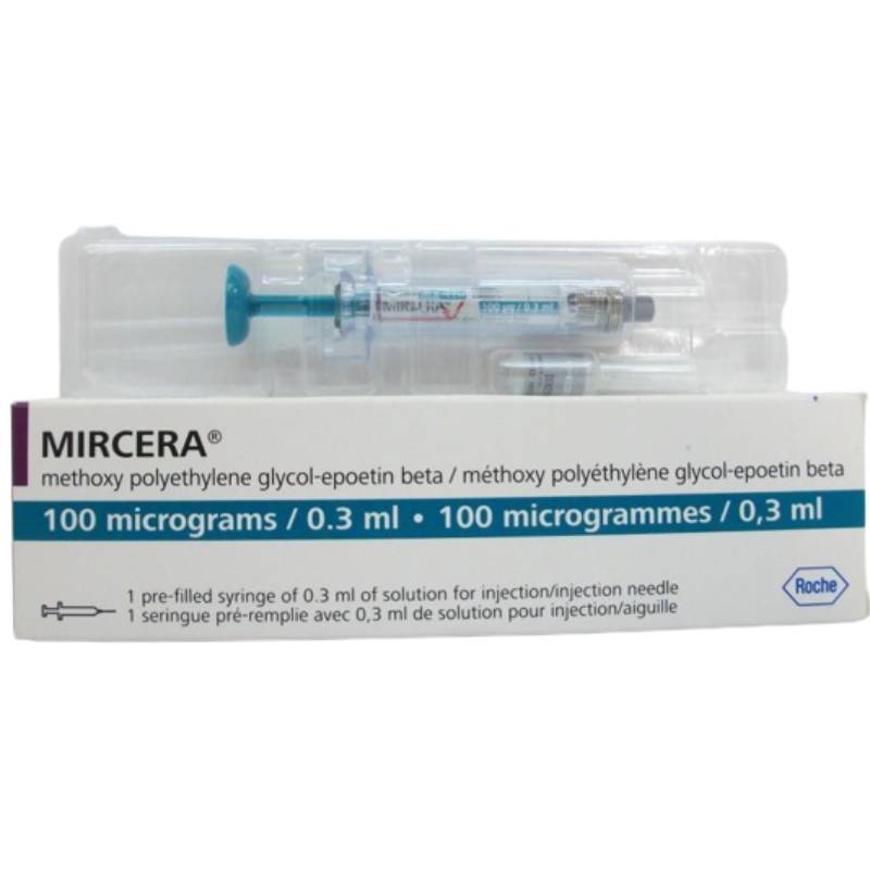 Mircera 100 micrograms/0.3ml Solution for Injection 0.3ml x1 - DoctorOnCall Online Pharmacy