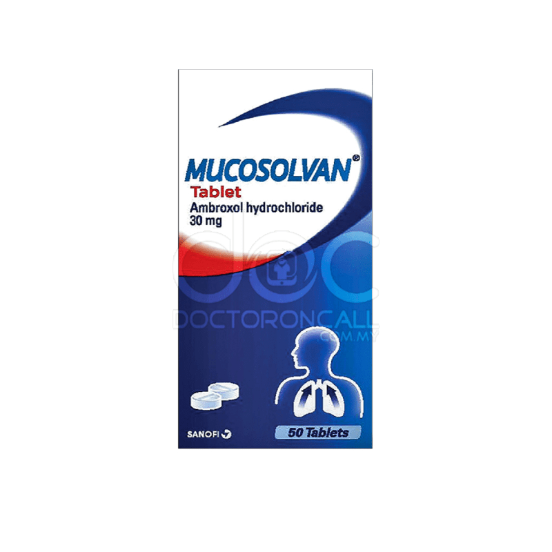 Mucosolvan 30mg Tablet 50s - DoctorOnCall Online Pharmacy