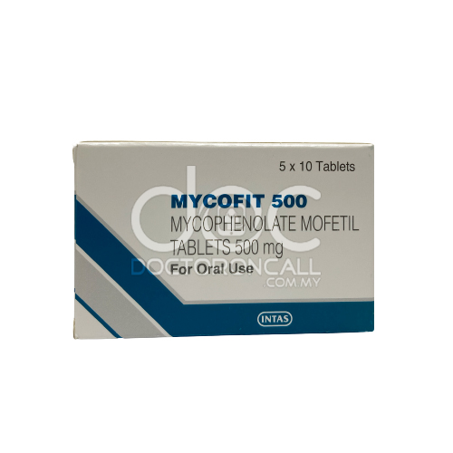 Mycofit 500mg Tablet - 50s - DoctorOnCall Farmasi Online