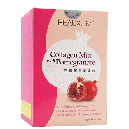 NH Beauxlim Collagen Mix Pomegranate Sachet 15g x15 - DoctorOnCall Online Pharmacy