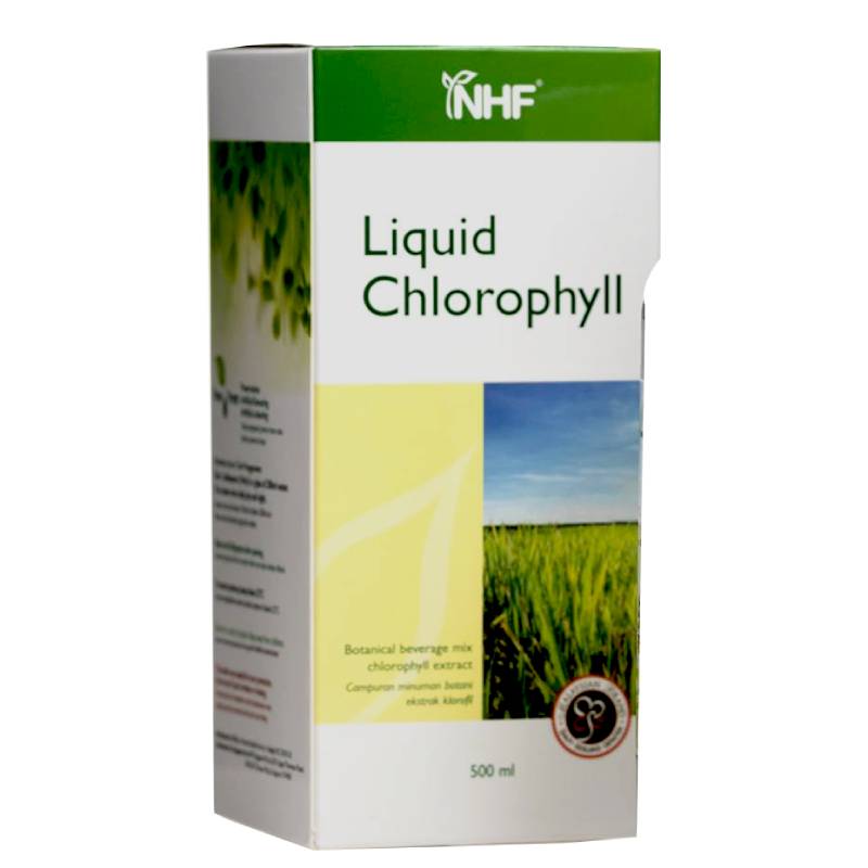 NHF Liquid Chlorophyll Botanical Beverage 500ml - DoctorOnCall Farmasi Online