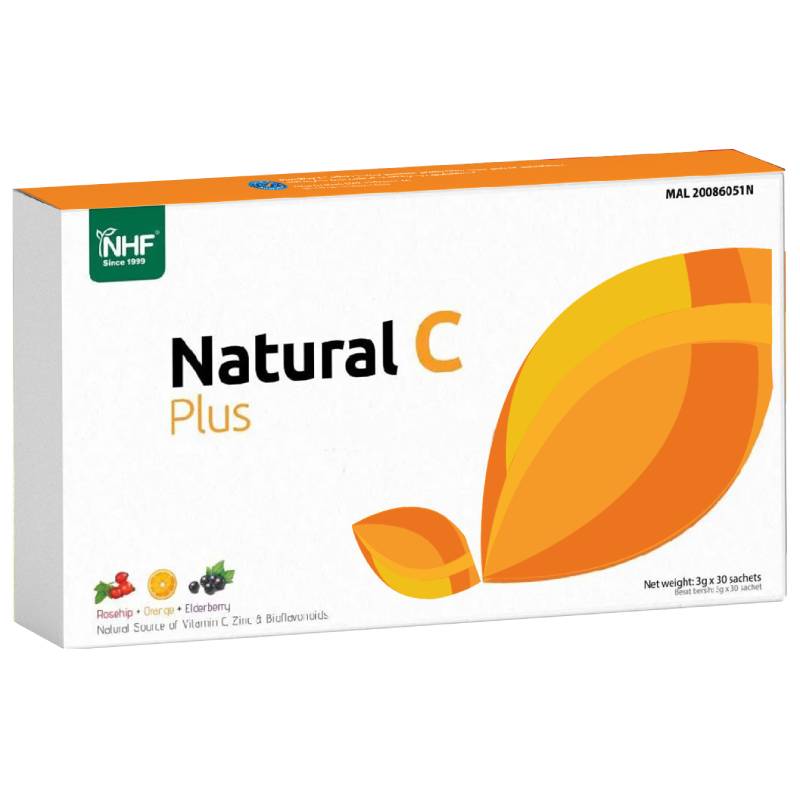 NHF Natural C Plus Sachet 30s - DoctorOnCall Farmasi Online