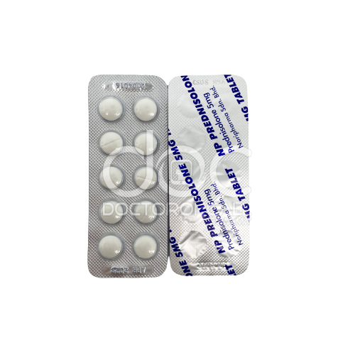 Np Prednisolone 5mg Tablet 10 tabs (strip) - DoctorOnCall Online Pharmacy