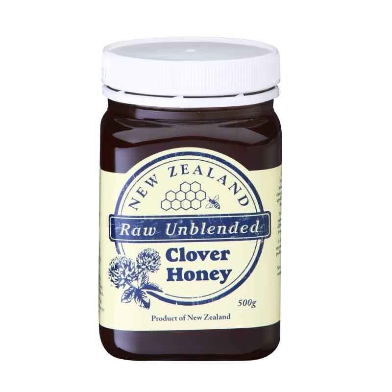 New Zealand Raw Unblended Clover Honey 500g - DoctorOnCall Farmasi Online