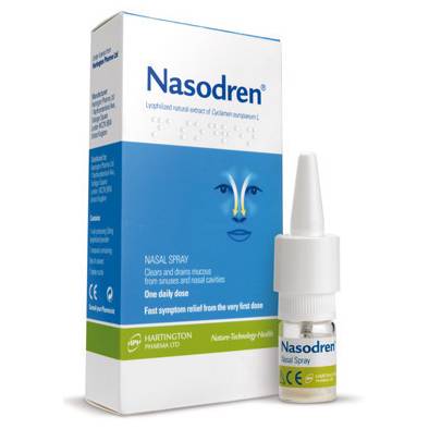 Nasodren 50mg/5ml Nasal Spray 38 doses - DoctorOnCall Farmasi Online