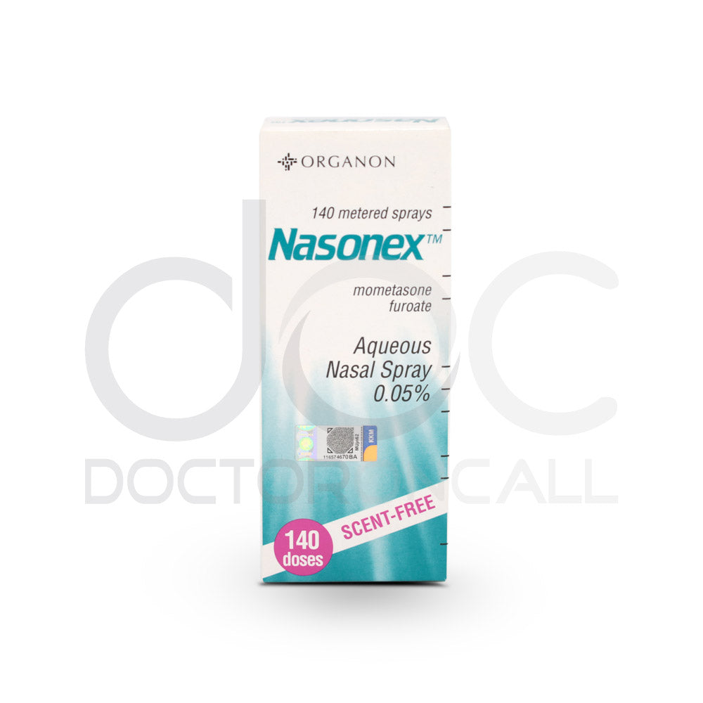 Buy Nasonex 0.05% Aqueous Nasal Spray 60 doses- Uses, Dosage, Side Effects,  Instructions - DoctorOnCall