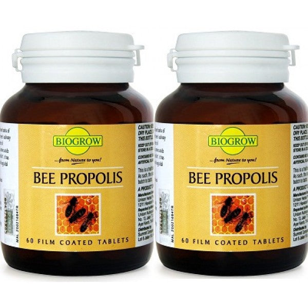 BioGrow Bee Propolis Tablet 60s x2 - DoctorOnCall Farmasi Online