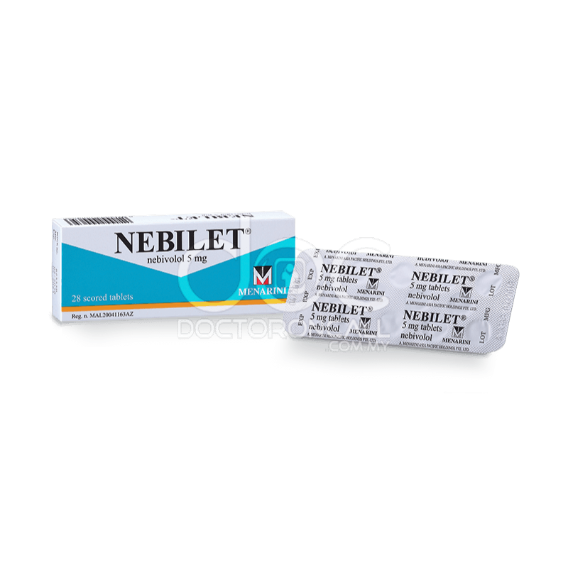 Nebilet 5mg Tablet - 14s (strip) - DoctorOnCall Online Pharmacy