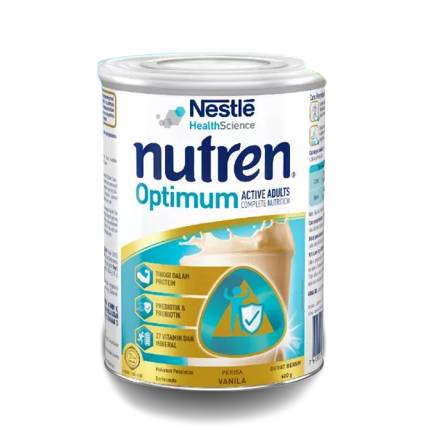 Nestle Nutren Optimum Nutrition Milk 400g - DoctorOnCall Farmasi Online