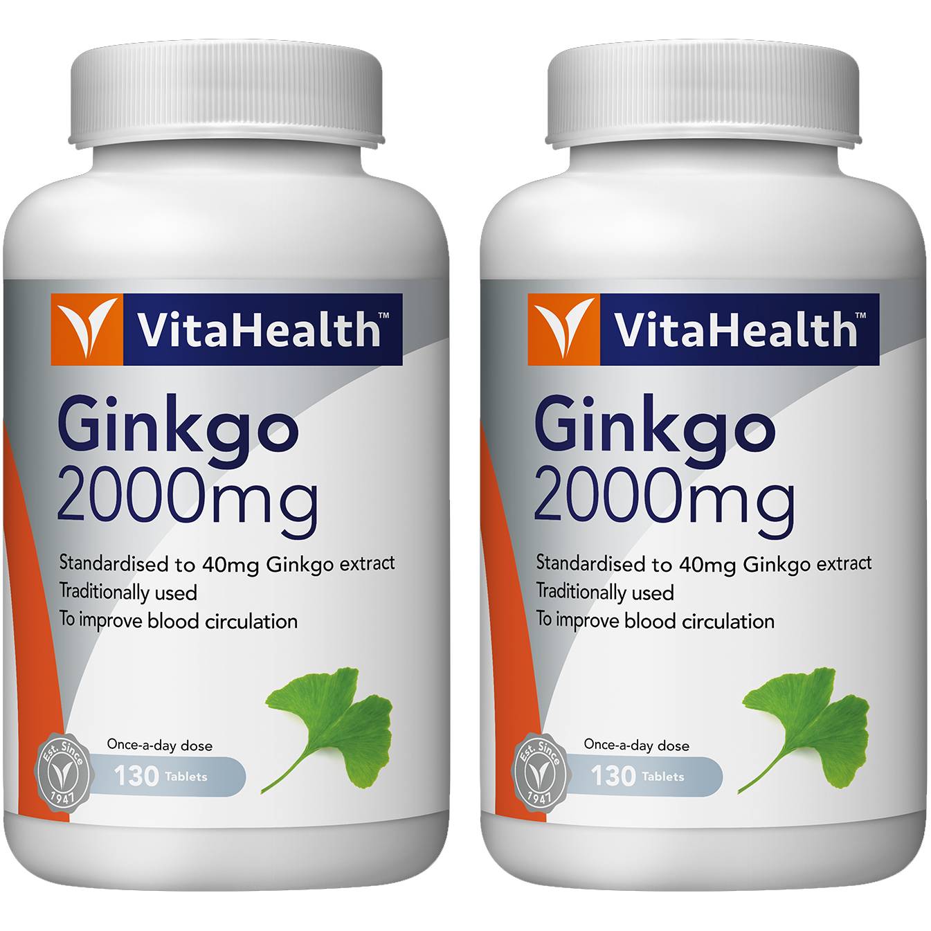 VitaHealth Ginkgo 2000 Tablet 130s x2 - DoctorOnCall Farmasi Online