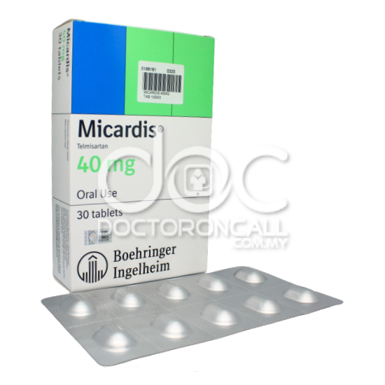 Micardis 40mg Tablet 10s (strip) - DoctorOnCall Online Pharmacy