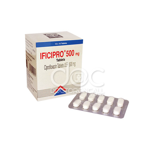 Ificipro 500mg Tablet 10s (strip) - DoctorOnCall Online Pharmacy