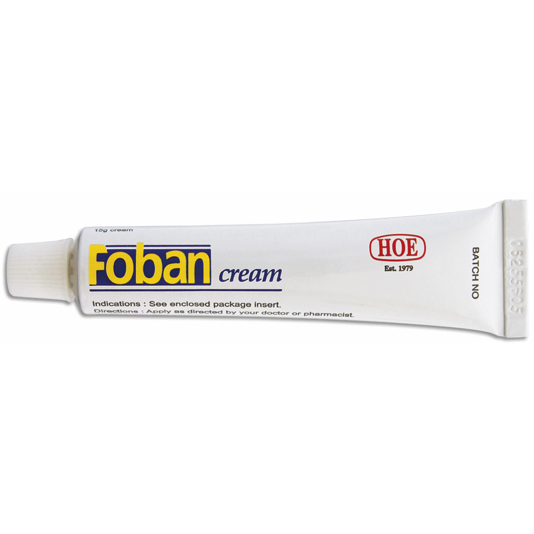 HOE Foban 2% Cream 15g - DoctorOnCall Farmasi Online