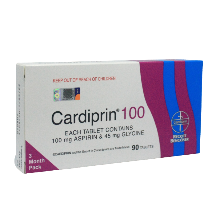 Cardiprin 100 Tablet 30s (strip) - DoctorOnCall Farmasi Online