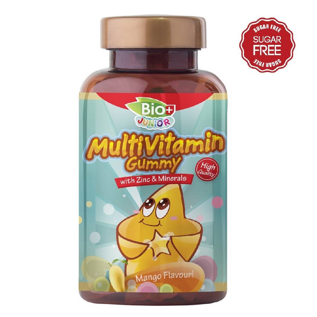 Bio+ Junior Multivitamin with Zinc and Minerals Sugar Free Gummy 80s - DoctorOnCall Online Pharmacy