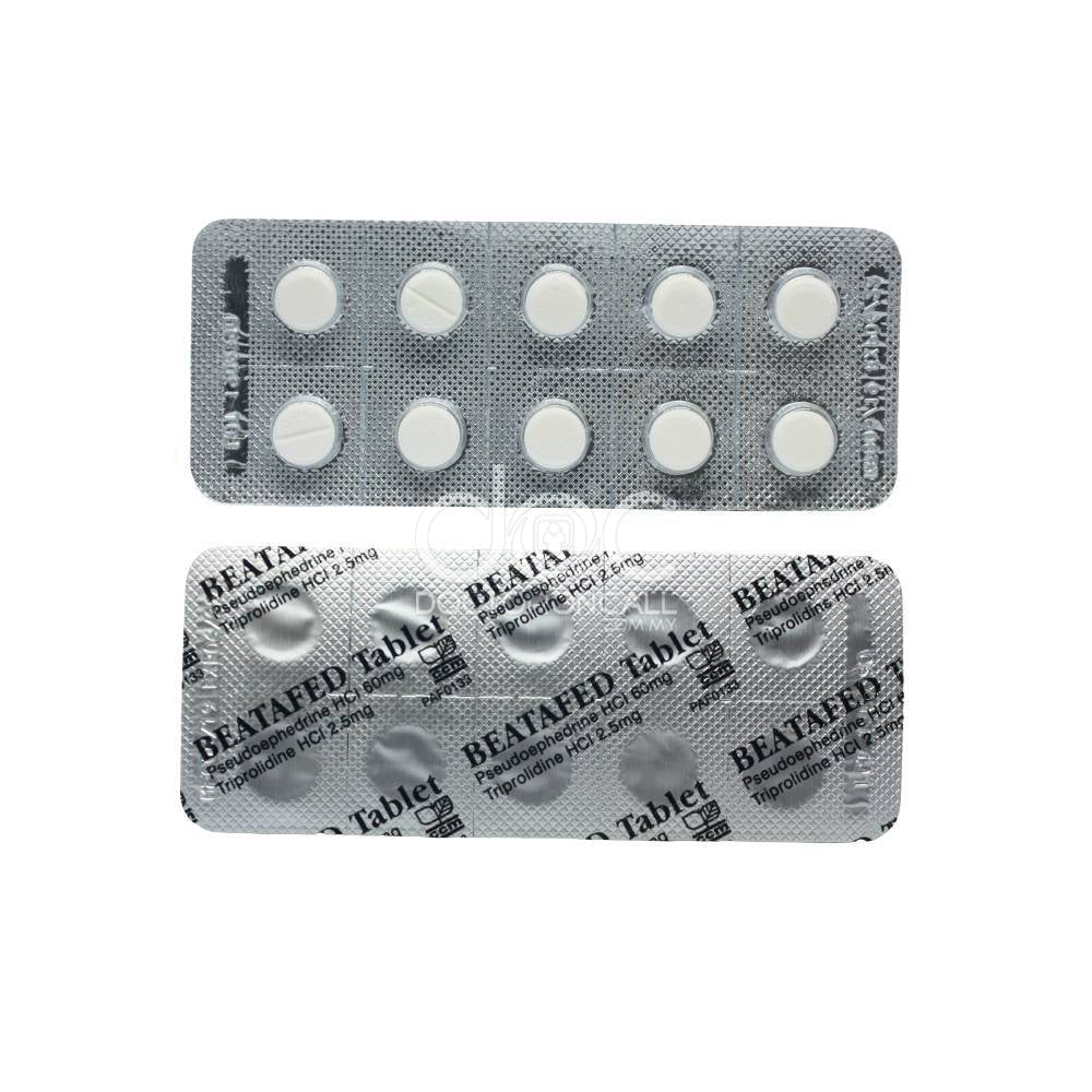 Beatafed Tablet 10s (strip) - DoctorOnCall Online Pharmacy