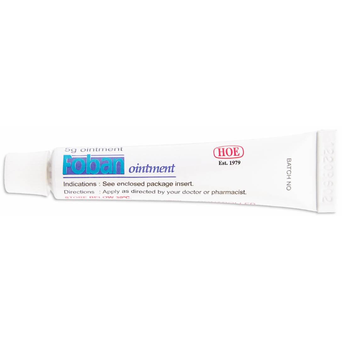 HOE Foban 2% Ointment 15g - DoctorOnCall Farmasi Online