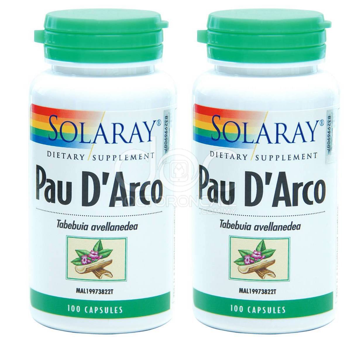 Solaray Pau D' Arco Capsule 100s - DoctorOnCall Farmasi Online