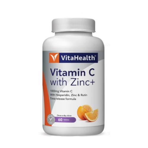 VitaHealth TRN Bioflavonoids C 1000 Plus Zinc Tablet 60s - DoctorOnCall Farmasi Online