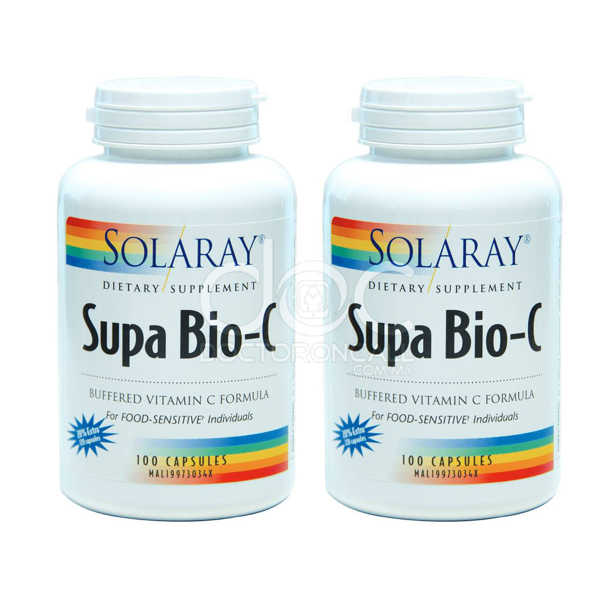 Solaray Supa Bio-C Capsule 120s x2 - DoctorOnCall Online Pharmacy