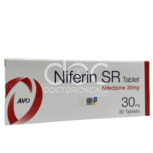 Niferin SR 30mg Tablet 30s - DoctorOnCall Farmasi Online
