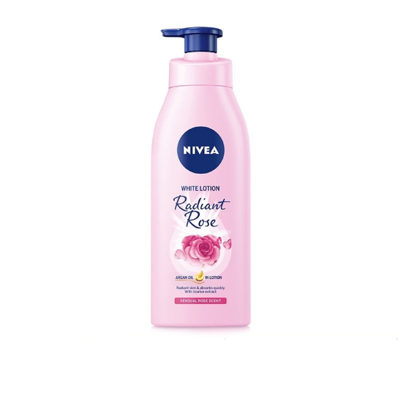 Nivea White Radiant Rose & Argan Oil Body Lotion 350ml - DoctorOnCall Online Pharmacy