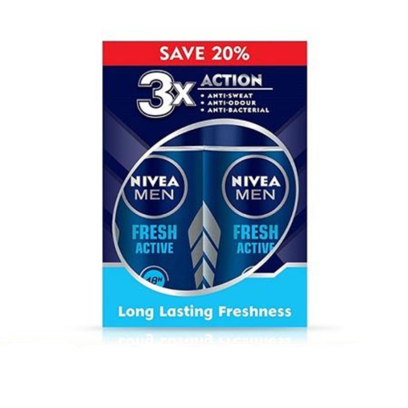 Nivea (Men) Fresh Active Roll On 50ml - DoctorOnCall Online Pharmacy