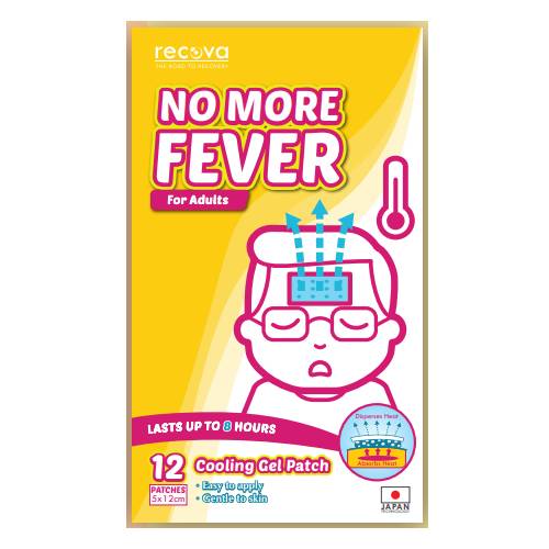 Recova No More Fever Cooling Gel Patch (Adults) - 12s - DoctorOnCall Online Pharmacy