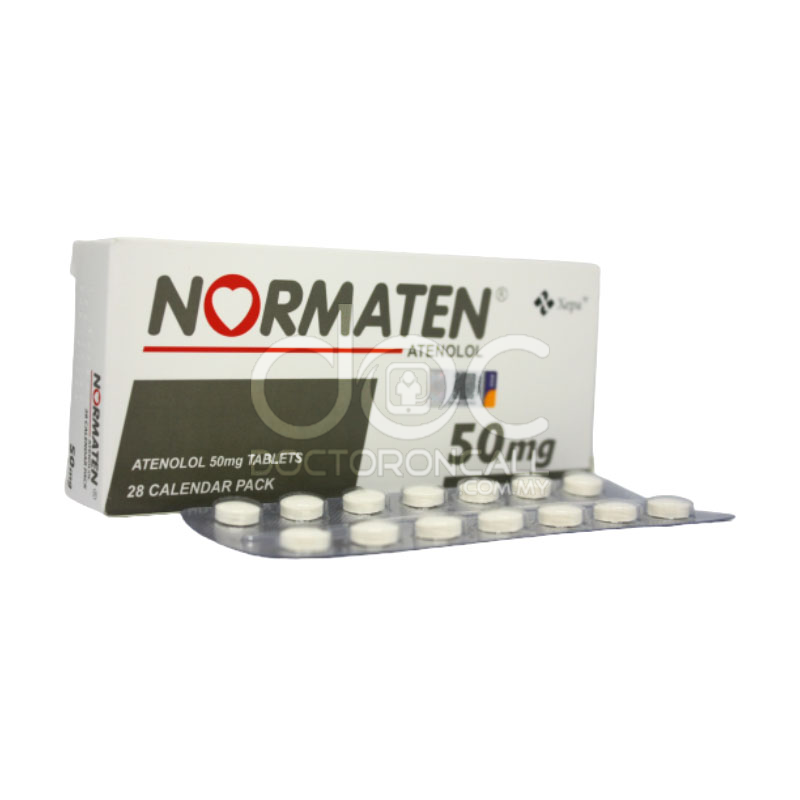 Normaten 50mg Tablet 28s - DoctorOnCall Farmasi Online