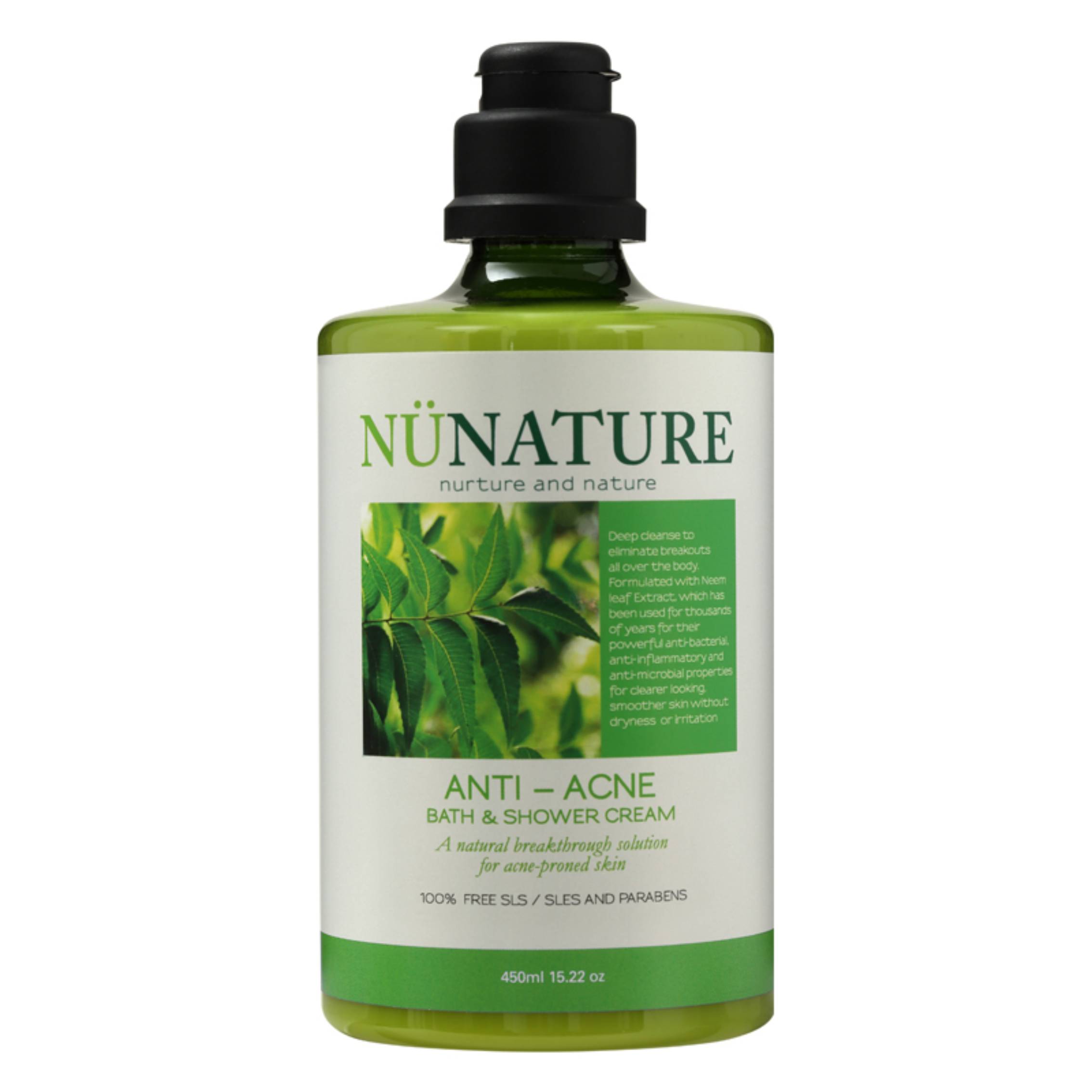 Nunature Anti-Acne Bath & Shower Cream 450ml - DoctorOnCall Online Pharmacy