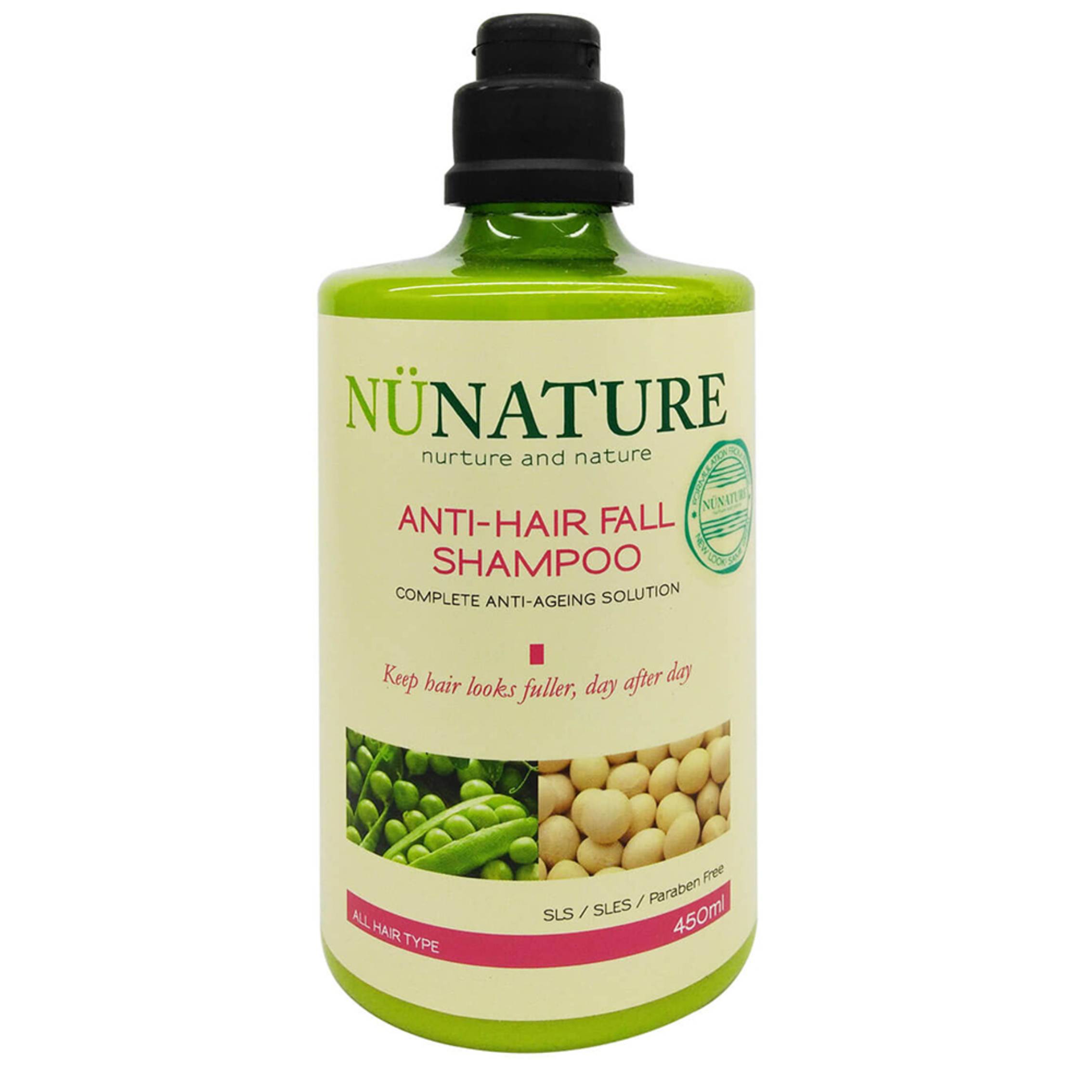Nunature Anti-Hair Fall Shampoo 250ml - DoctorOnCall Farmasi Online