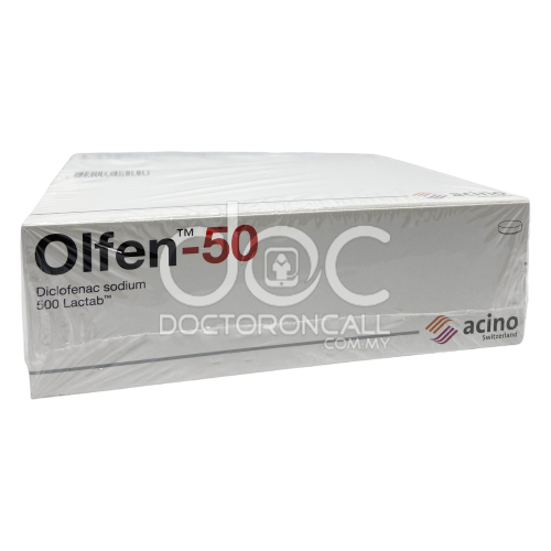 Olfen-50 Tablet 10s (strip) - DoctorOnCall Online Pharmacy