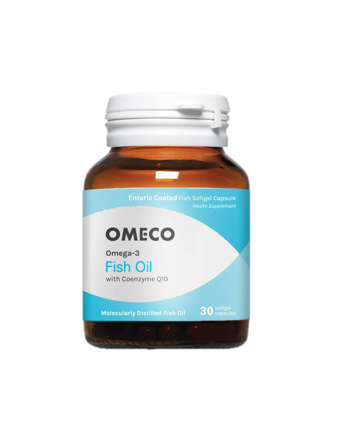 Omeco Omega-3 Fish Oil with Coenzyme Q10 Capsule 90s - DoctorOnCall Online Pharmacy