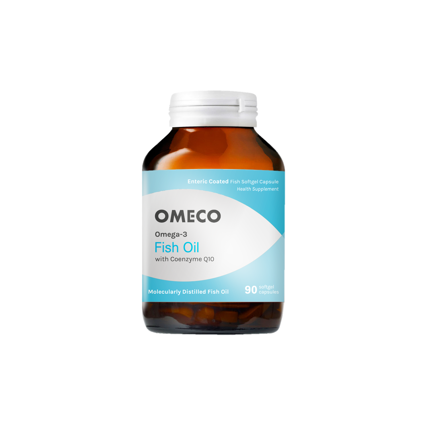 Omeco Omega-3 Fish Oil with Coenzyme Q10 Capsule 90s - DoctorOnCall Farmasi Online