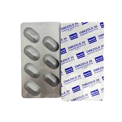 Omezole 20mg Capsule 7s (strip) - DoctorOnCall Online Pharmacy