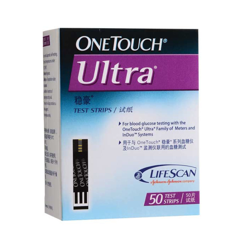 OneTouch Ultra Test Strip 50s+10s - DoctorOnCall Online Pharmacy