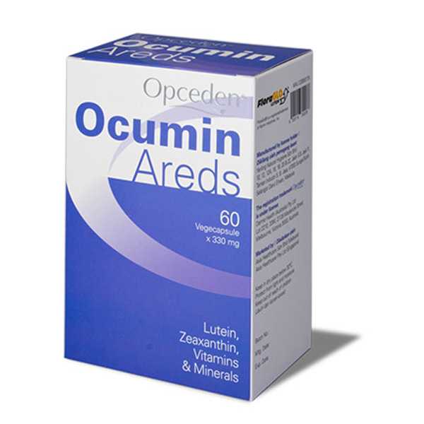 Opceden Ocumin Areds Capsule 60s - DoctorOnCall Online Pharmacy