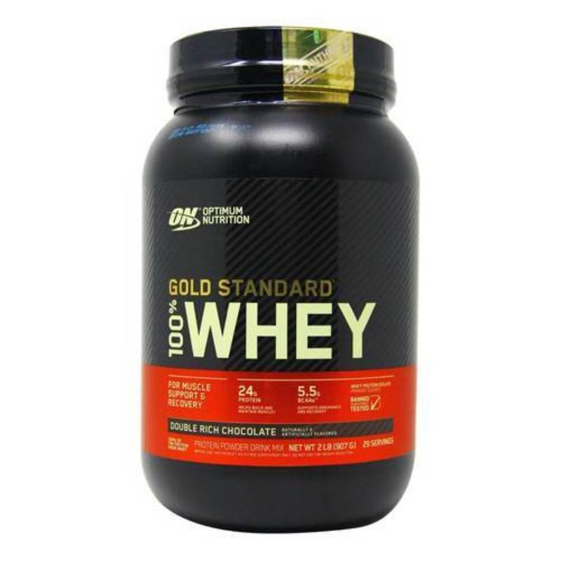 Optimum Nutrition Gold Standard 100% Whey Double Rich Chocolate Powder 2lbs - DoctorOnCall Farmasi Online