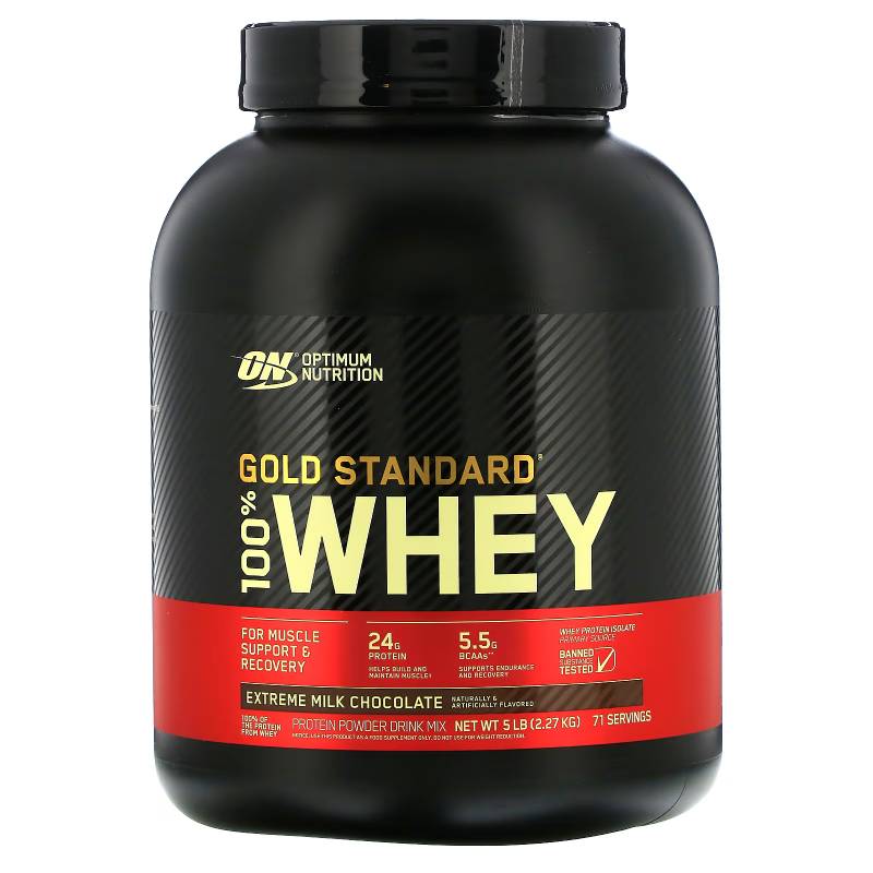 Optimum Nutrition Gold Standard 100% Whey Extreme Milk Chocolate Powder 5lbs - DoctorOnCall Farmasi Online